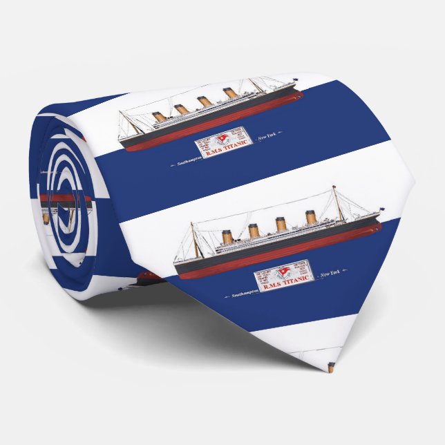 Cravate RMS Titanic (Roulé)