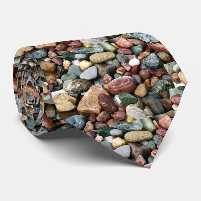 Cravate Rochers De Plage, Différentes Couleurs, Tailles, F (Roulé)