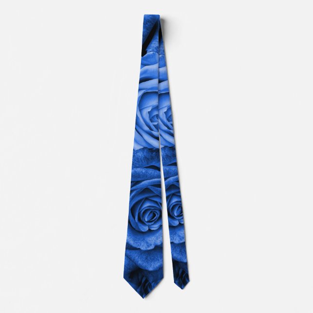 Cravate Rose bleu (Devant)