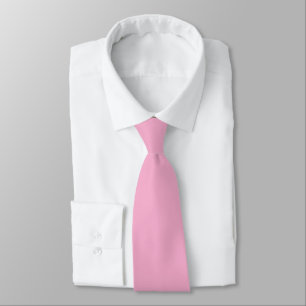 Cravate Rose, couleur solide