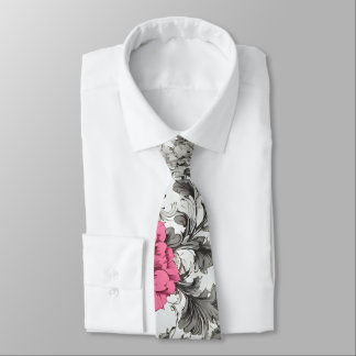 Cravate Rose dynamique