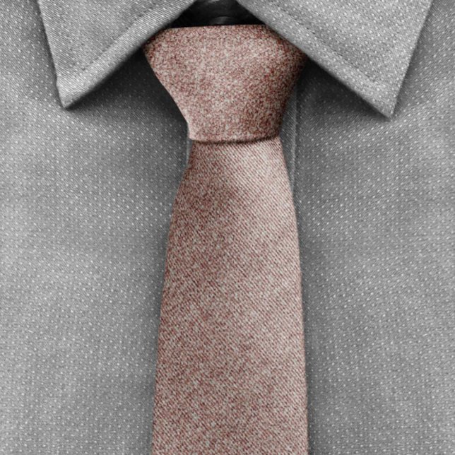 Cravate Rose Gold Pailleté Imprimé Métallisé Mariage Garço (rose glitter groomsmen wedding tie)