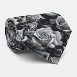 Cravate Rose noir et blanc