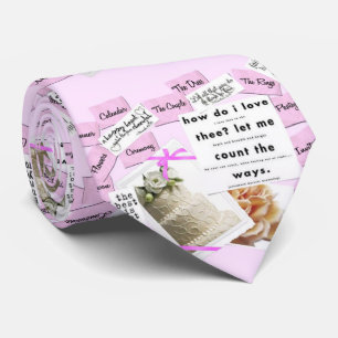 Cravate rose Salles Groomsmen Mariage Comment Aime