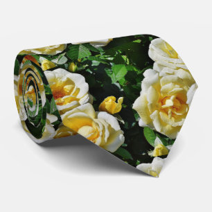 Cravate Roses jaunes