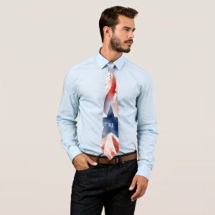 Cravate Rouge et Bleu du 4 juillet