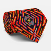 Rouge Incandescent Orange Noir Grande Impression 