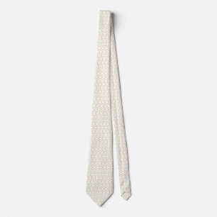 Cravate Roulettes en argent et en or