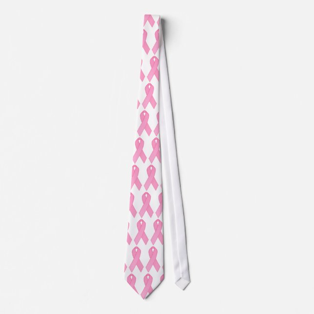Cravate Ruban rose (Devant)