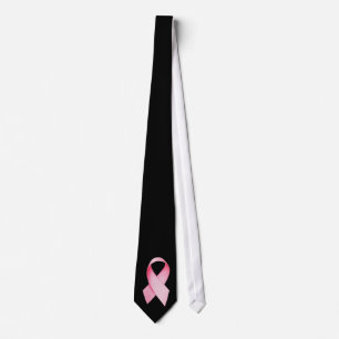 Cravate Ruban rose dans le noir