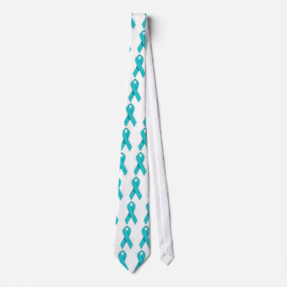 Cravate ruban turquoise