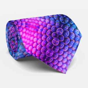 Cravate ruche colorée