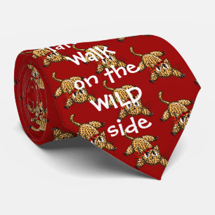Cravate Safari Ultra mignonne Leopard Invitations d'annive