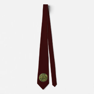 Cravate SAINT GEORGE, vert brun