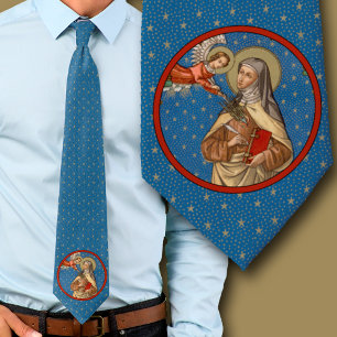 Cravate Sainte Thérèse d'Avila (Détail rond; SAU 28)