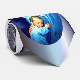 Cravate Sainte Vierge Marie avec Bébé Jésus