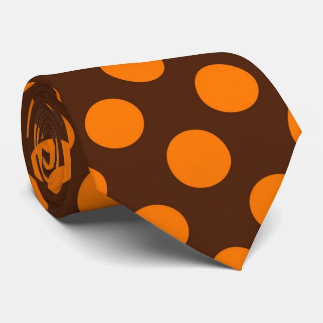 Cravate saisonnière de motif de point de polka de (Roulé)