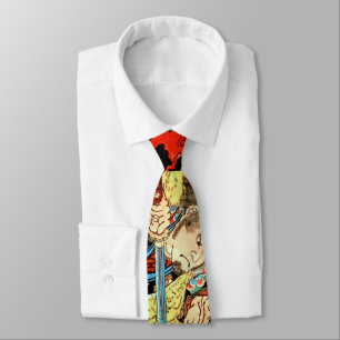 CRAVATE SAMURAI COMBATTRE LE SINGE