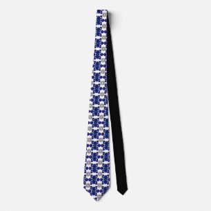 Cravate Sapphire Diamant Gemstone Art Blue