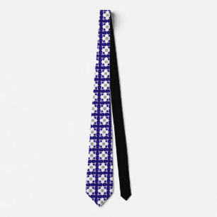 Cravate Sapphire Diamond Art, Bleu