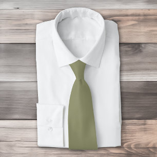 Cravate Sauge pastel minimaliste simple