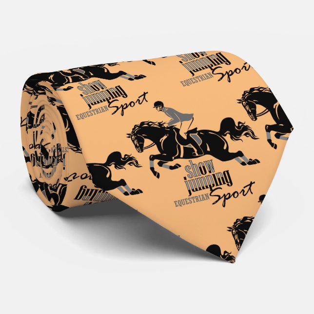 Cravate sauter équestre d'exposition (Roulé)