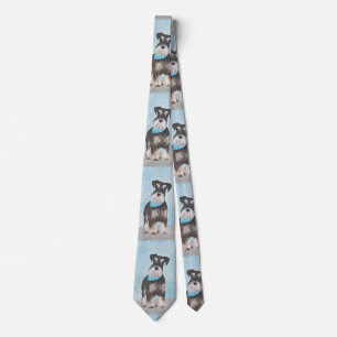 Cravate Schnauzer (Miniature) Peinture - Joli chien origin
