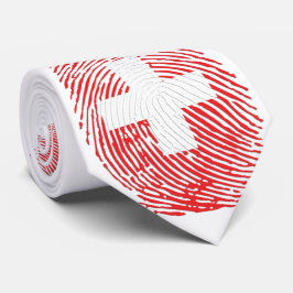 Cravate Schweizer Fingerabdruck