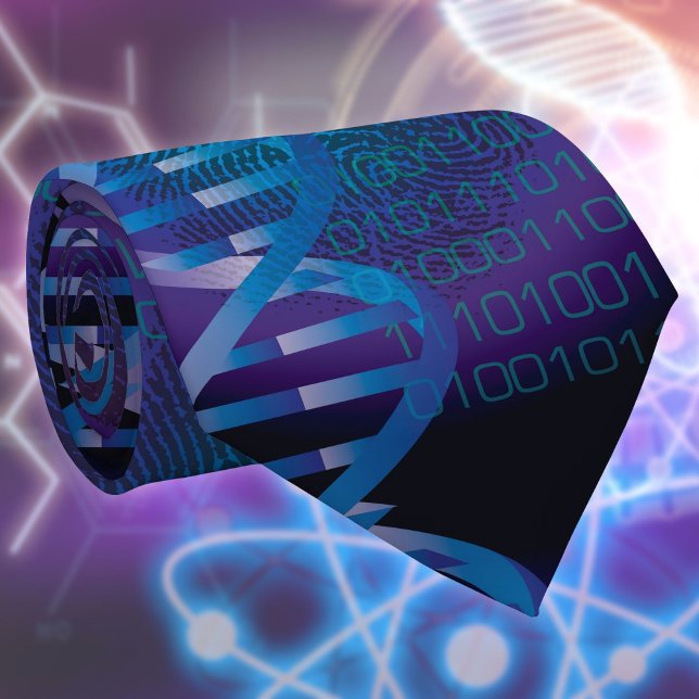Cravate Science Médicale de l'empreinte génétique (DNA Fingerprint Medical Science Neck Tie)