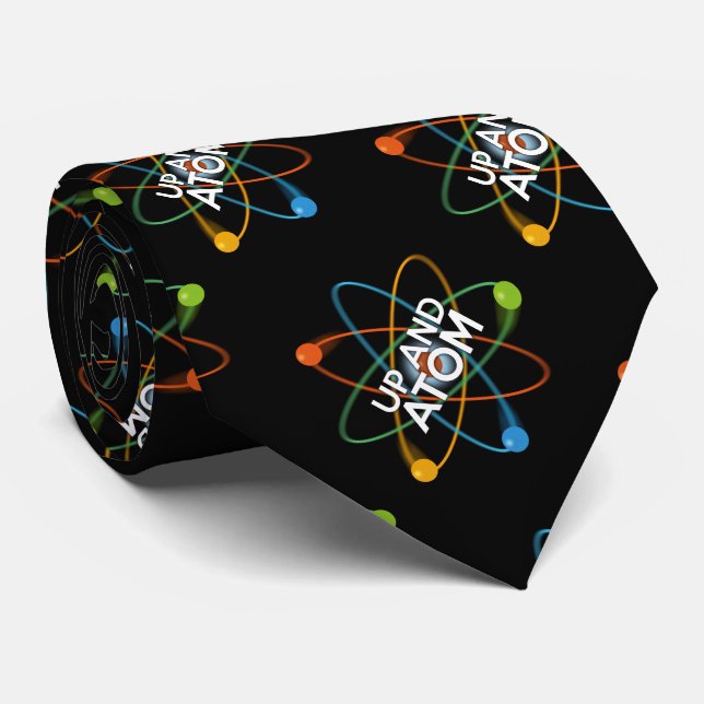 Cravate Science UP ET ATOM (Roulé)
