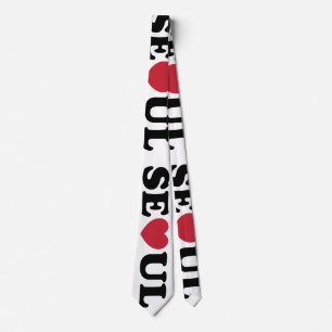 Cravate Séoul Love Heart