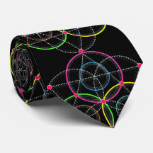 Série de cercles géométriques et lignes en
