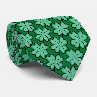 Cravate Shamrock verte