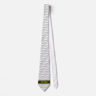 Cravate Signal d'appel radio amateur et vert olive