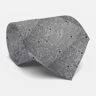 Cravate Silver Knight Paisley