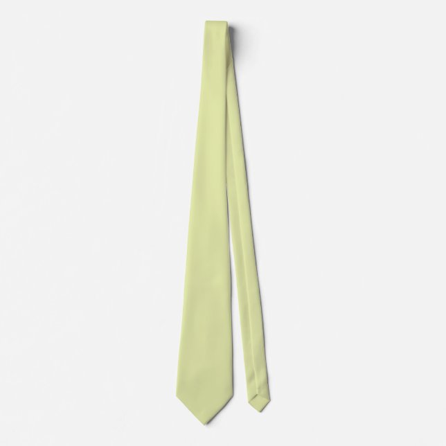 CRAVATE SIMPLE STYLÉ MODERNE BUREAU NEON VERT  (Devant)