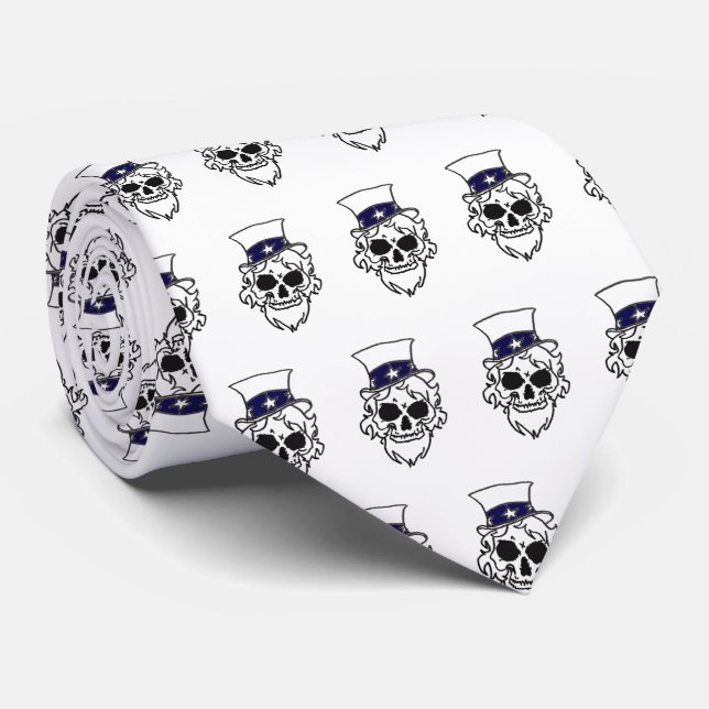 Cravate Skull Sam Tie (Roulé)
