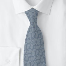 Slate Gray Paisley