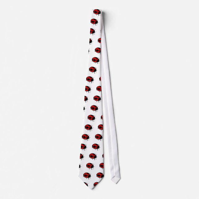 Cravate Smiling Ladybug - (Devant)