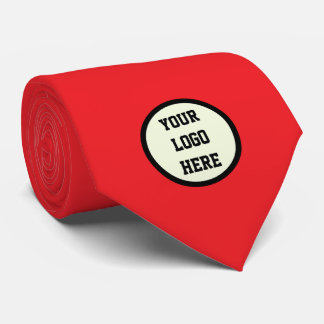 Cravate Société de logo personnalisé rouge vert Entreprise