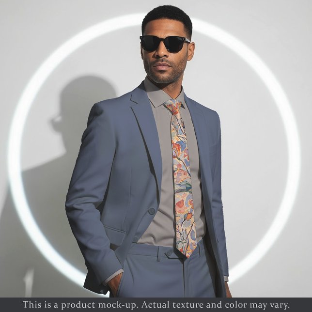 Cravate Soft Impressionist Floral Necktie (Créateur téléchargé)