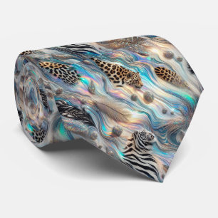 Cravate Soie fausse exotique Luxe Gentleman Animalier