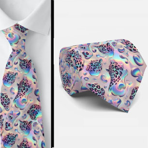 Cravate Soie fausse exotique   Opale tendance de luxe Gent
