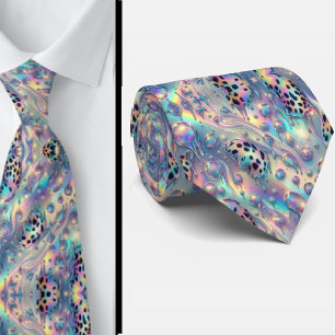 Cravate Soie fausse exotique Opale tendance de luxe Gent