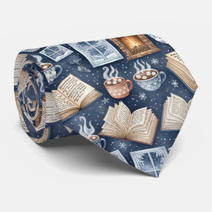 Cravate Soirées d'hiver cosy – Chocolat chaud, Livres, Lue