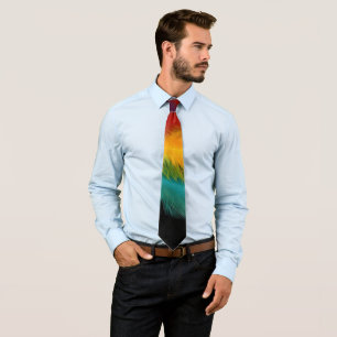 Cravate Southwest Feather Abstrait