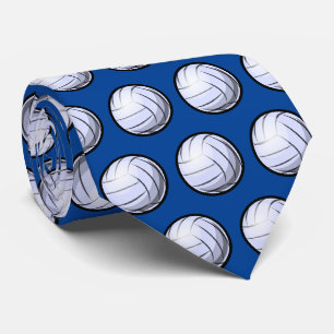Cravate Sport motif de volley-ball cool carrelé
