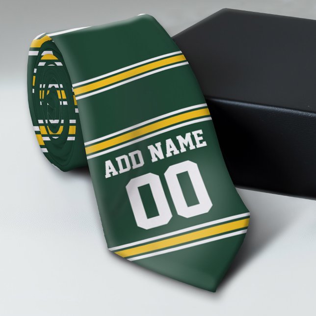 Cravate Sports Team Football Jersey Nom personnalisé (Custom Tie)