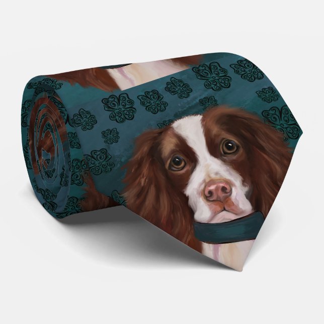 Cravate Springer Spaniel Anglais       (Roulé)