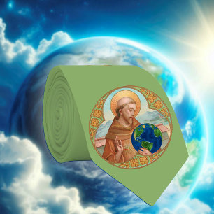 Cravate St. François d'Assise & L'Environnement (Vert//B)